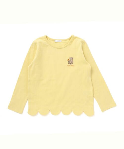 BeBe / べべ Tシャツ | 【抗菌防臭・UVカット】裾スカラップくま刺しゅう天竺長袖Tシャツ(90~130cm) | 詳細19