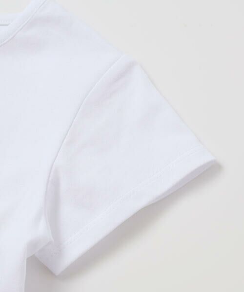 BeBe / べべ ミニ丈・ひざ丈ワンピース | タフタ×天竺ギャザー切り替え半袖ワンピース(80~150cm) | 詳細14