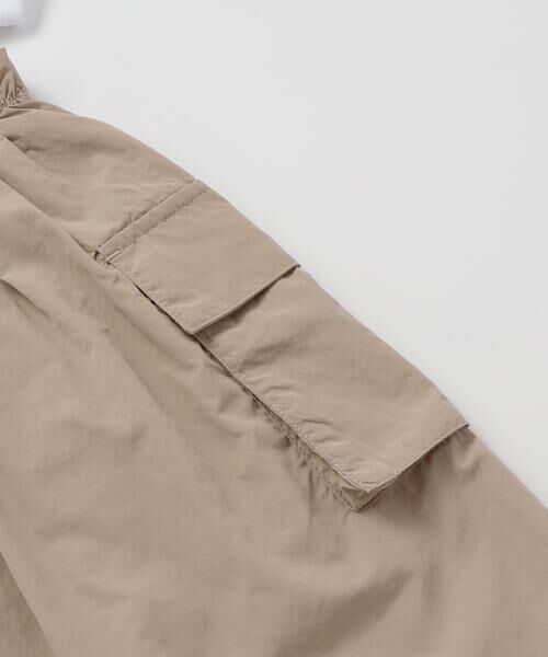 BeBe / べべ ミニ丈・ひざ丈ワンピース | タフタ×天竺ギャザー切り替え半袖ワンピース(80~150cm) | 詳細18