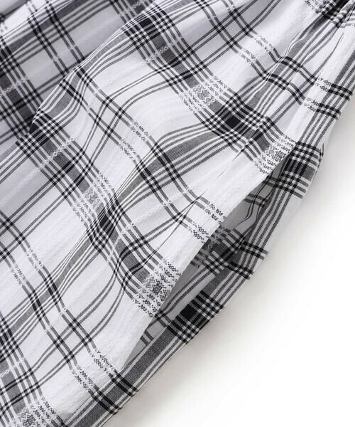 BeBe / べべ ミニ丈・ひざ丈ワンピース | マドラスチェックキャミドッキングワンピース(80~150cm) | 詳細8