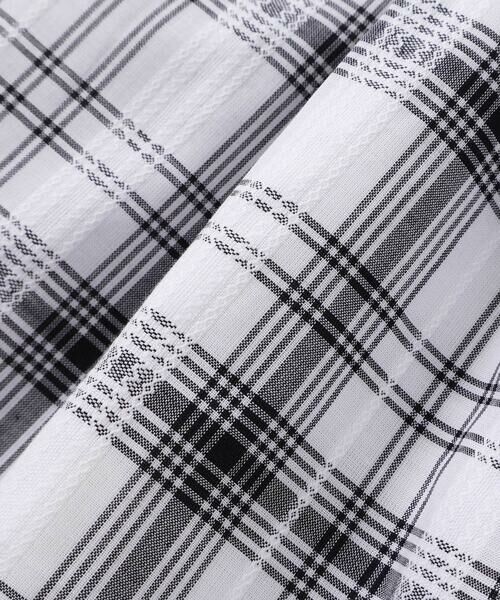 BeBe / べべ ミニ丈・ひざ丈ワンピース | マドラスチェックキャミドッキングワンピース(80~150cm) | 詳細10