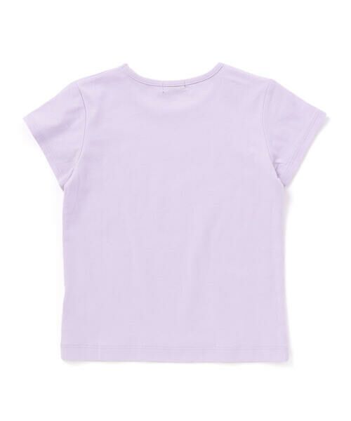 BeBe / べべ シャツ・ブラウス | シアーチェックオーバーシャツ+ロゴ半袖Tシャツセット(100~160cm) | 詳細7