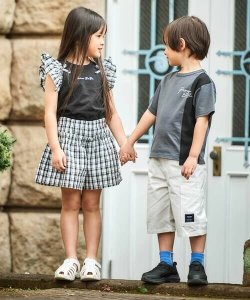 BeBe / べべ ショート・ハーフ・半端丈パンツ | タフタサイドポケットハーフパンツ(95~160cm) | 詳細2