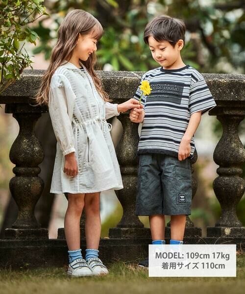 BeBe / べべ ショート・ハーフ・半端丈パンツ | タフタサイドポケットハーフパンツ(95~160cm) | 詳細12