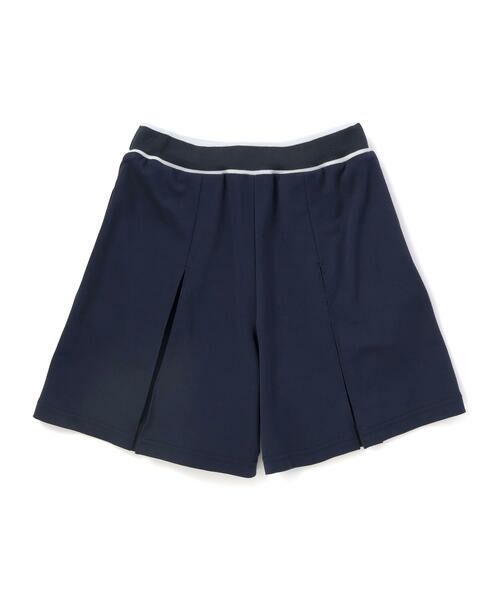 BeBe / べべ ショート・ハーフ・半端丈パンツ | ウエストロゴポンチボックスプリーツキュロットパンツ(90~160cm) | 詳細6