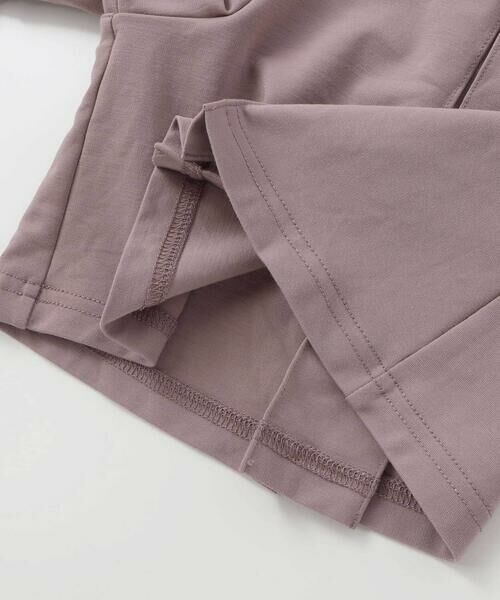 BeBe / べべ ショート・ハーフ・半端丈パンツ | ウエストロゴポンチボックスプリーツキュロットパンツ(90~160cm) | 詳細12