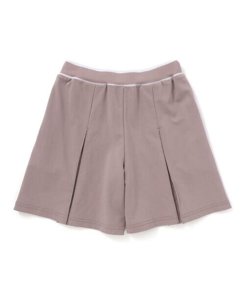 BeBe / べべ ショート・ハーフ・半端丈パンツ | ウエストロゴポンチボックスプリーツキュロットパンツ(90~160cm) | 詳細8