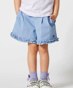 BeBe / べべ ショート・ハーフ・半端丈パンツ | ストレッチワッシャー裾フリルショートパンツ(90~150cm)