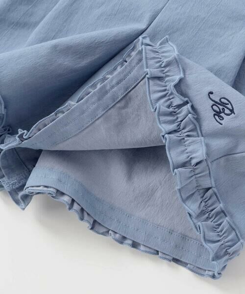 BeBe / べべ ショート・ハーフ・半端丈パンツ | ストレッチワッシャー裾フリルショートパンツ(90~150cm) | 詳細13