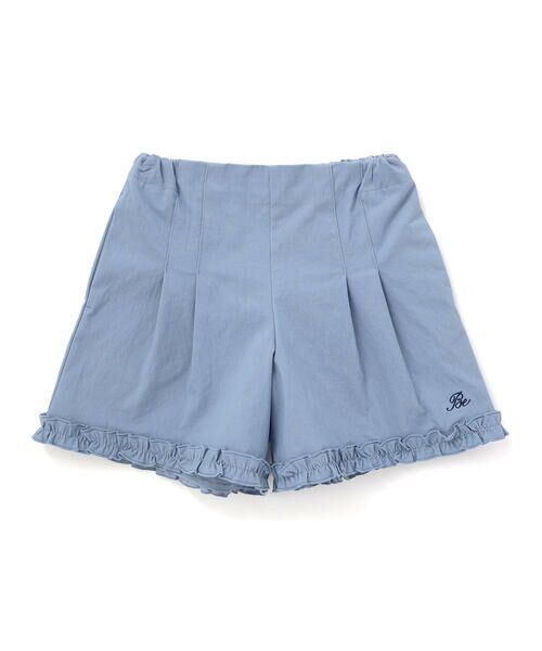BeBe / べべ ショート・ハーフ・半端丈パンツ | ストレッチワッシャー裾フリルショートパンツ(90~150cm) | 詳細8