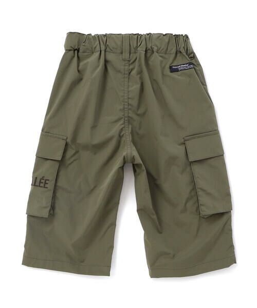 BeBe / べべ ショート・ハーフ・半端丈パンツ | 【速乾】ストレッチロゴ刺しゅう6分丈カーゴパンツ(80~150cm) | 詳細5