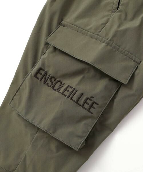 BeBe / べべ ショート・ハーフ・半端丈パンツ | 【速乾】ストレッチロゴ刺しゅう6分丈カーゴパンツ(80~150cm) | 詳細9