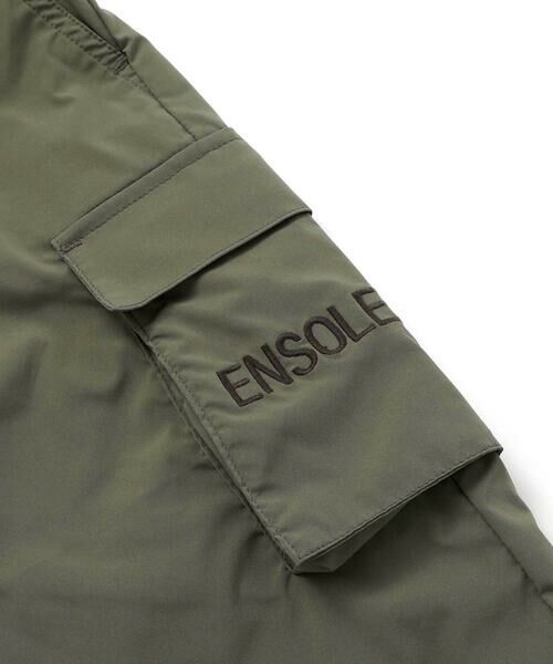 BeBe / べべ ショート・ハーフ・半端丈パンツ | 【速乾】ストレッチロゴ刺しゅう6分丈カーゴパンツ(80~150cm) | 詳細10