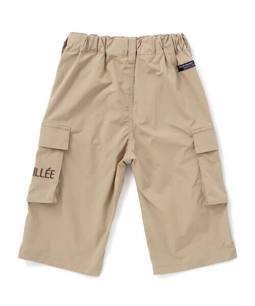 BeBe / べべ ショート・ハーフ・半端丈パンツ | 【速乾】ストレッチロゴ刺しゅう6分丈カーゴパンツ(80~150cm) | 詳細19