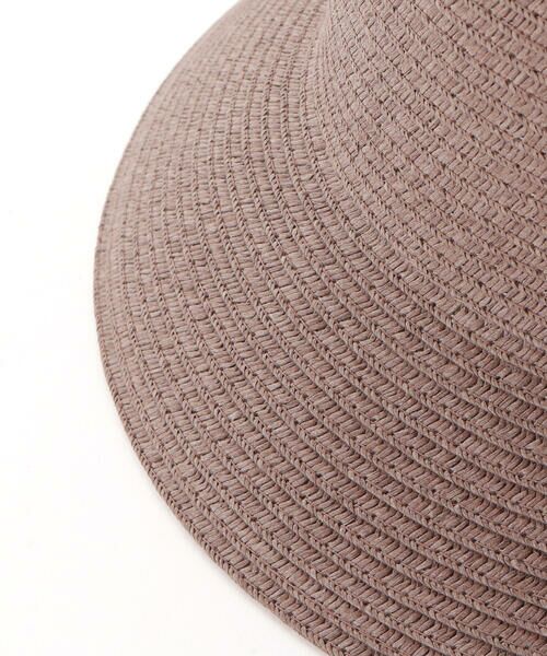 BeBe / べべ ハット | 【アジャスター付】【お揃い】ラフィアポンポンペーパーブレードハット(48~56cm) | 詳細10