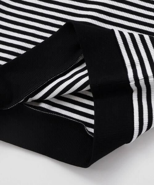 BeBe / べべ Tシャツ | セーラーカラーリブボーダーTシャツ(90~160cm) | 詳細10