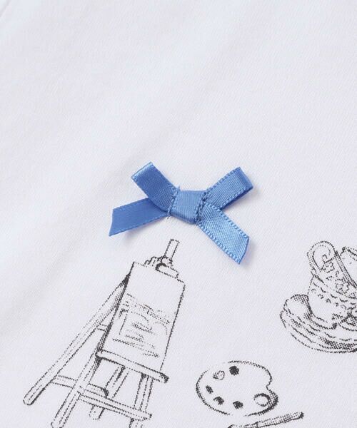 BeBe / べべ Tシャツ | PARISおでかけプリント天竺半袖Tシャツ(90~150cm) | 詳細5