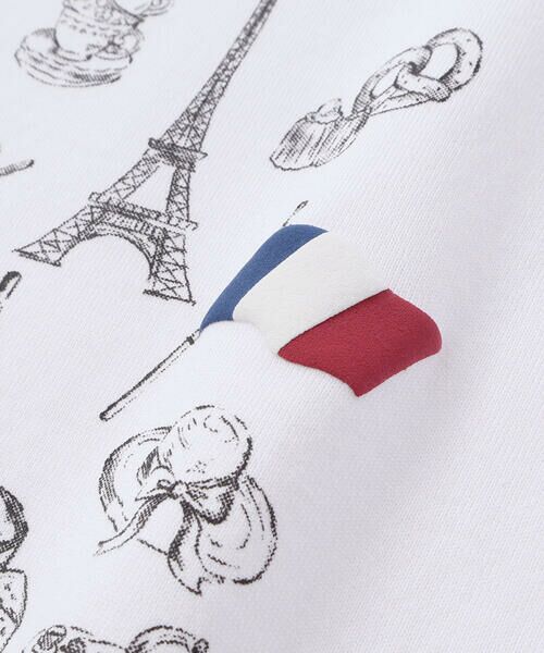 BeBe / べべ Tシャツ | PARISおでかけプリント天竺半袖Tシャツ(90~150cm) | 詳細6