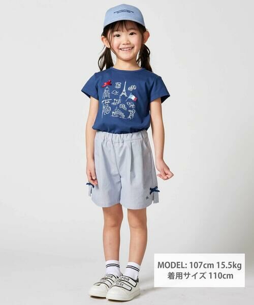 BeBe / べべ Tシャツ | PARISおでかけプリント天竺半袖Tシャツ(90~150cm) | 詳細10
