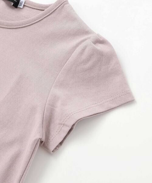 BeBe / べべ Tシャツ | 裾レースBeロゴパッチ刺しゅう天竺半袖Tシャツ(80~150cm) | 詳細5