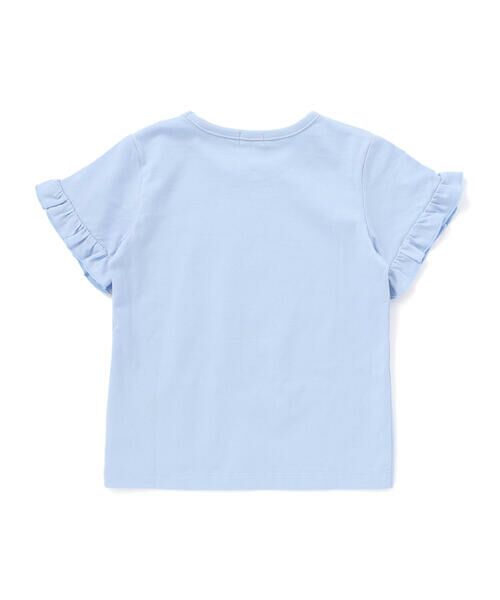 BeBe / べべ Tシャツ | 袖フリルエッフェル塔ハートモチーフ天竺半袖Tシャツ(80~150cm) | 詳細12