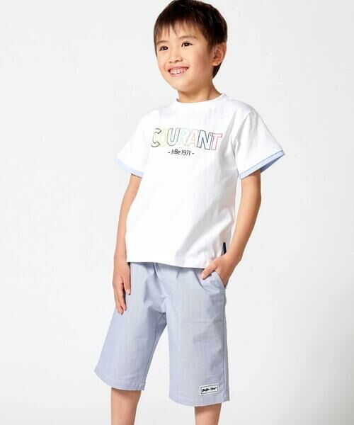 BeBe / べべ Tシャツ | マルチカラーロゴプリント天竺半袖Tシャツ(90~150cm) | 詳細3