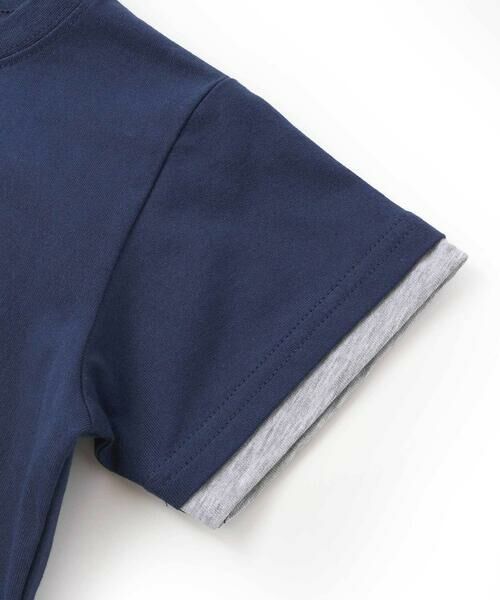 BeBe / べべ Tシャツ | マルチカラーロゴプリント天竺半袖Tシャツ(90~150cm) | 詳細14