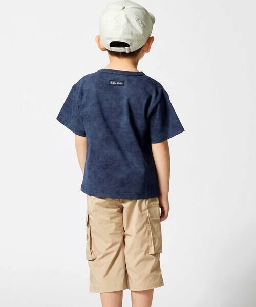 BeBe / べべ Tシャツ | ムラ染め天竺ロゴプリント半袖Tシャツ(90~150cm) | 詳細3