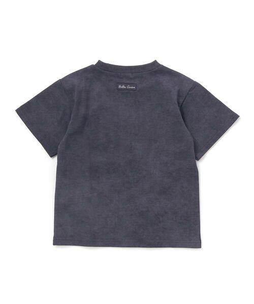 BeBe / べべ Tシャツ | ムラ染め天竺ロゴプリント半袖Tシャツ(90~150cm) | 詳細5