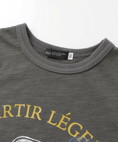 BeBe / べべ Tシャツ | スラブ天竺乗り物スケッチ半袖Tシャツ(80~140cm) | 詳細4
