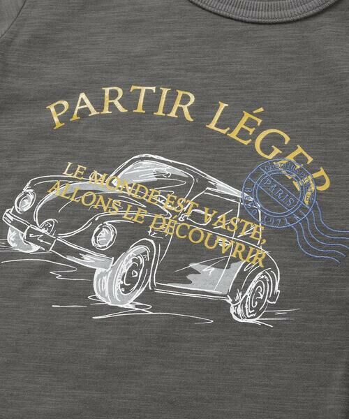 BeBe / べべ Tシャツ | スラブ天竺乗り物スケッチ半袖Tシャツ(80~140cm) | 詳細5