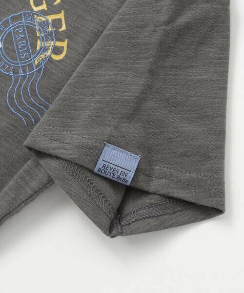 BeBe / べべ Tシャツ | スラブ天竺乗り物スケッチ半袖Tシャツ(80~140cm) | 詳細8