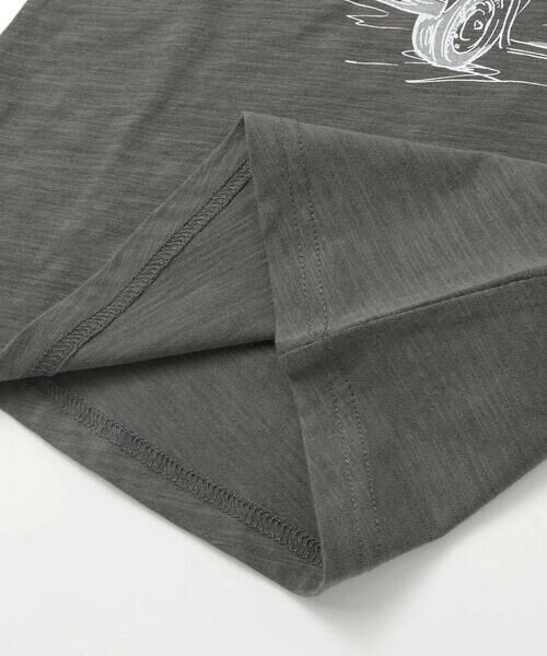 BeBe / べべ Tシャツ | スラブ天竺乗り物スケッチ半袖Tシャツ(80~140cm) | 詳細10