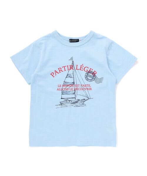 BeBe / べべ Tシャツ | スラブ天竺乗り物スケッチ半袖Tシャツ(80~140cm) | 詳細13