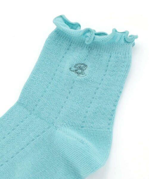 BeBe / べべ ソックス | メロウフリルレース編みクルーソックス(11~24cm) | 詳細1