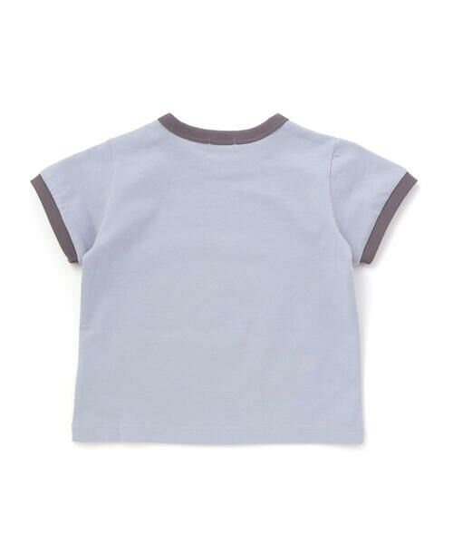 BeBe / べべ ベビー・キッズウエア | ロゴ刺しゅう半袖リンガーTシャツ+ボーダーリラックスパンツセット(80~90cm) | 詳細19