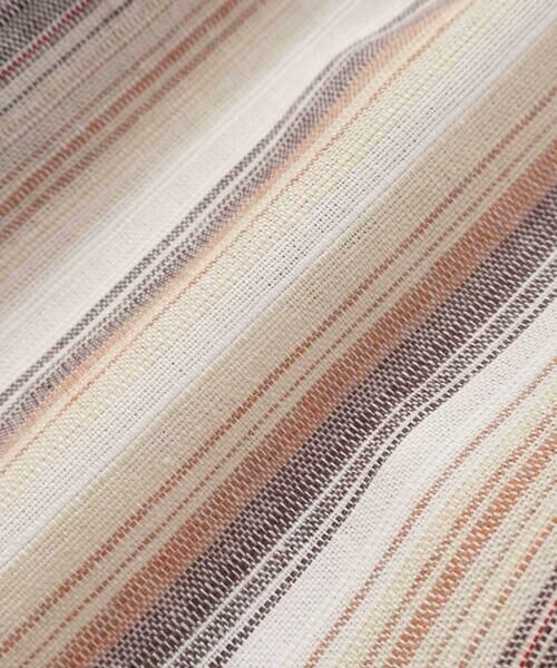 BeBe / べべ ショート・ハーフ・半端丈パンツ | 【お揃い】リネン調マルチストライプスカラップキュロットパンツ(80~100cm) | 詳細12