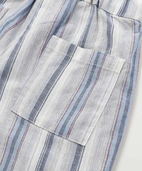 BeBe / べべ ショート・ハーフ・半端丈パンツ | 【お揃い】リネン調マルチストライプハーフパンツ(80~100cm) | 詳細6