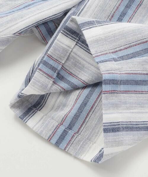 BeBe / べべ ショート・ハーフ・半端丈パンツ | 【お揃い】リネン調マルチストライプハーフパンツ(80~100cm) | 詳細7