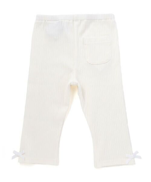 BeBe / べべ レギンス・スパッツ | リボン付き6分丈リブレギンス(80~110cm) | 詳細1