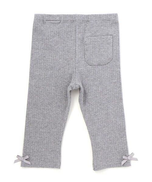 BeBe / べべ レギンス・スパッツ | リボン付き6分丈リブレギンス(80~110cm) | 詳細4