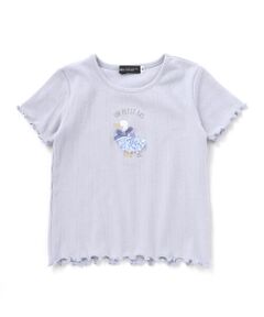 BeBe / べべ Tシャツ | アヒルモチーフメロウフリルスムース半袖Tシャツ(80~100cm)