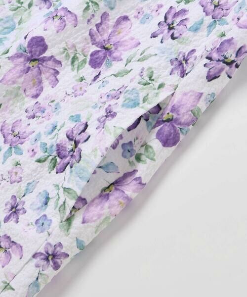 BeBe / べべ ミニ丈・ひざ丈ワンピース | 【お揃い】ジャルダンフルーリプリントサッカーフレアワンピース(90~150cm) | 詳細11