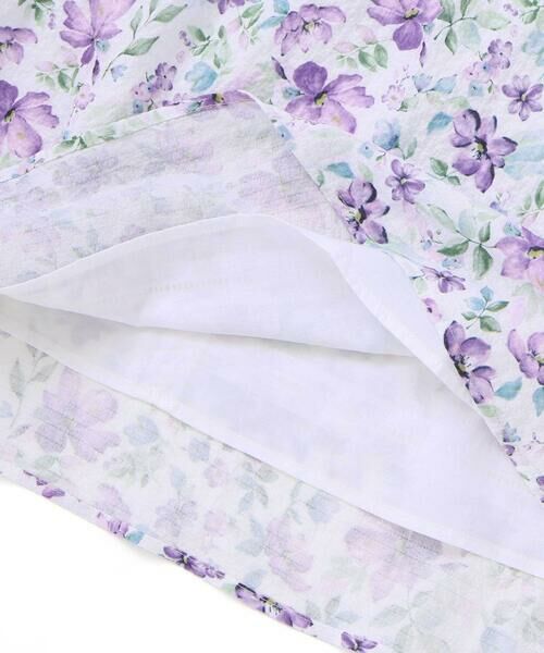 BeBe / べべ ミニ丈・ひざ丈ワンピース | 【お揃い】ジャルダンフルーリプリントサッカーフレアワンピース(90~150cm) | 詳細13