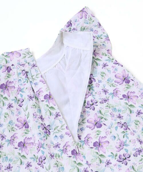 BeBe / べべ ミニ丈・ひざ丈ワンピース | 【お揃い】ジャルダンフルーリプリントサッカーフレアワンピース(90~150cm) | 詳細14