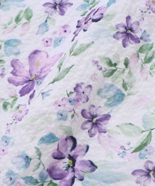 BeBe / べべ ミニ丈・ひざ丈ワンピース | 【お揃い】ジャルダンフルーリプリントサッカーフレアワンピース(90~150cm) | 詳細15