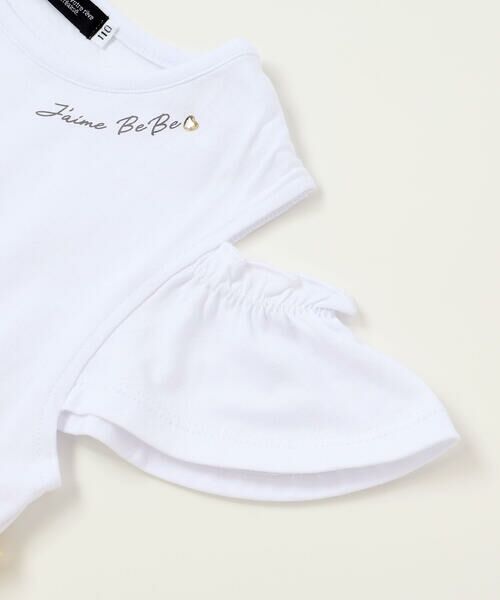 BeBe / べべ ミニ丈・ひざ丈ワンピース | シアーチェックドッキング肩開きワンピース(90~150cm) | 詳細5