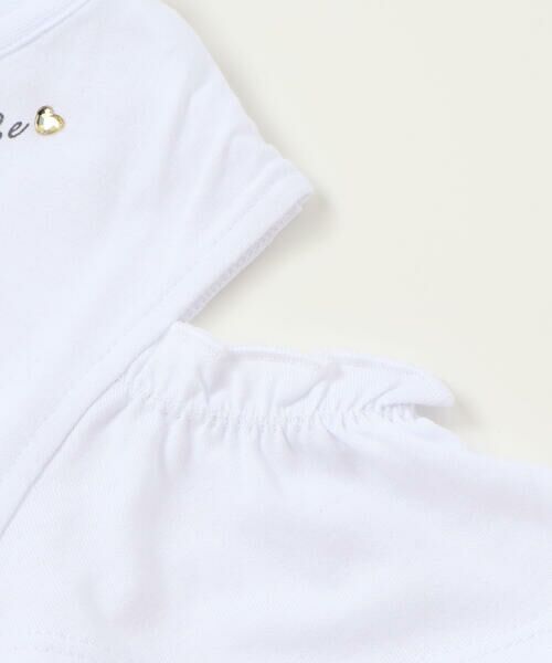 BeBe / べべ ミニ丈・ひざ丈ワンピース | シアーチェックドッキング肩開きワンピース(90~150cm) | 詳細6