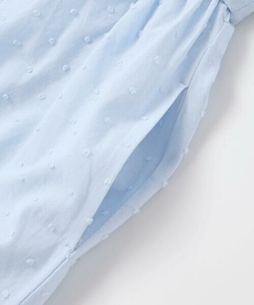 BeBe / べべ ミニ丈・ひざ丈ワンピース | ドットドビーフリルギャザーワンピース(90~140cm) | 詳細15