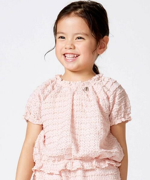 BeBe / べべ Tシャツ | (キャミソール付き)ストレッチレースフリルセットアップ(90~140cm) | 詳細2